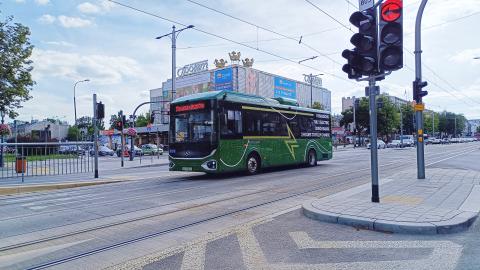 Kolejny autobus elektryczny testowany w Pabianicach Życie Pabianic