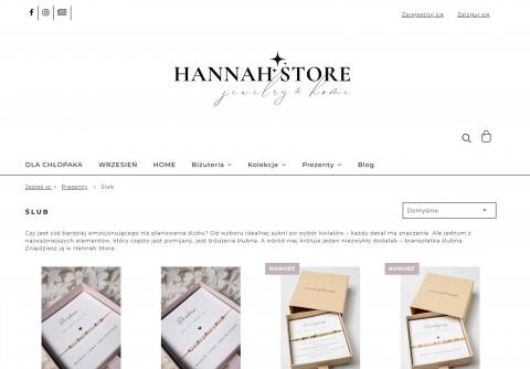 Bransoletki ślubne - Sklep Hannah Store Życie Pabianic