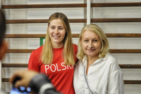 Spotkanie z olimpijką. Julia Walczyk-Klimaszyk w rodzimym klubie Życie Pabianic