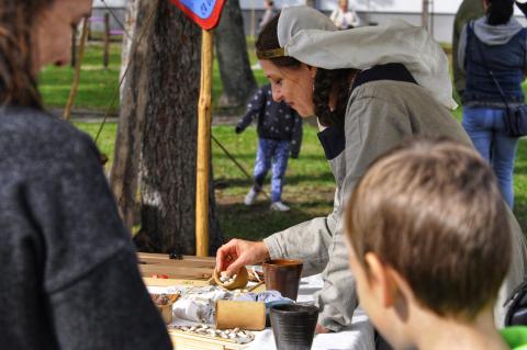 Piknik średniowieczny w "czternastce"