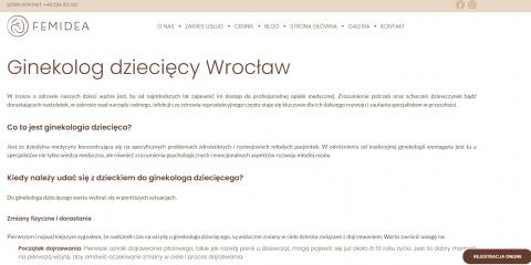 Ginekolog dziecięcy Wrocław Życie Pabianic