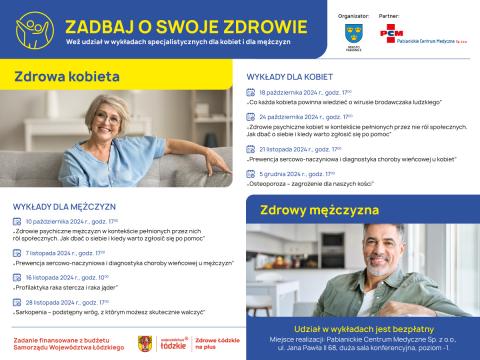 PCM zaprasza panów na wykład o zdrowiu