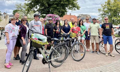 Komisja rowerowa przejechała dookoła Pabianic Życie Pabianic