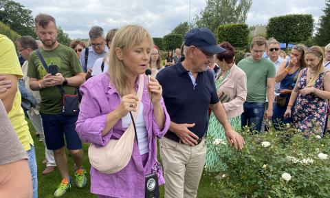 Po Afloparku oprowadzała Maja Popielarska