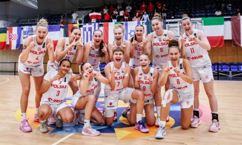 Reprezentacja Polski koszykarek zajęła 11. miejsce w mistrzostwach Europy u-16 Życie Pabianic