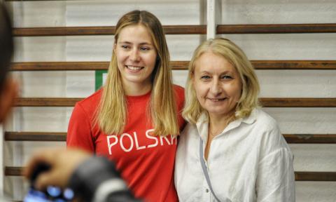 Spotkanie z olimpijką. Julia Walczyk-Klimaszyk w rodzimym klubie Życie Pabianic