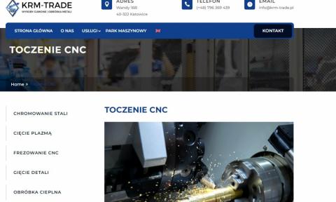 Toczenie CNC - KRM-Trade Życie Pabianic