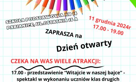 Szkoła zaprasza na dzień otwarty