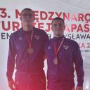 Zapaśnicy PTC Pabianice Hubert Szczech (z lewej) i Adrian Drzewiecki stanęli na podium w Memoriale im. Władysława Bajorka w Krakowie Życie Pabianic