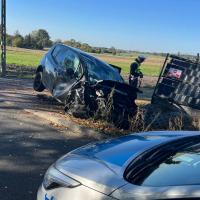 Pijany kierowca staranował oplem ogrodzenie Życie Pabianic