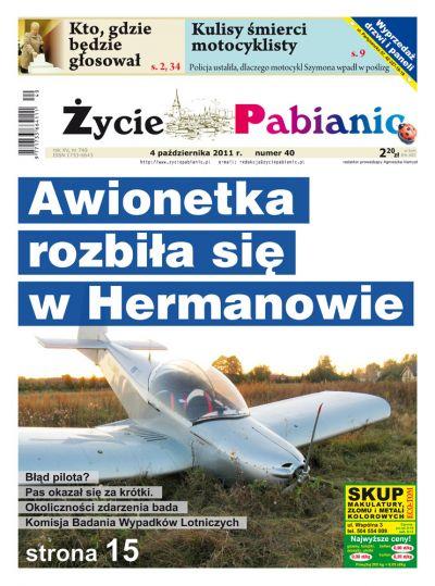 Życie Pabianic numer 40/2011