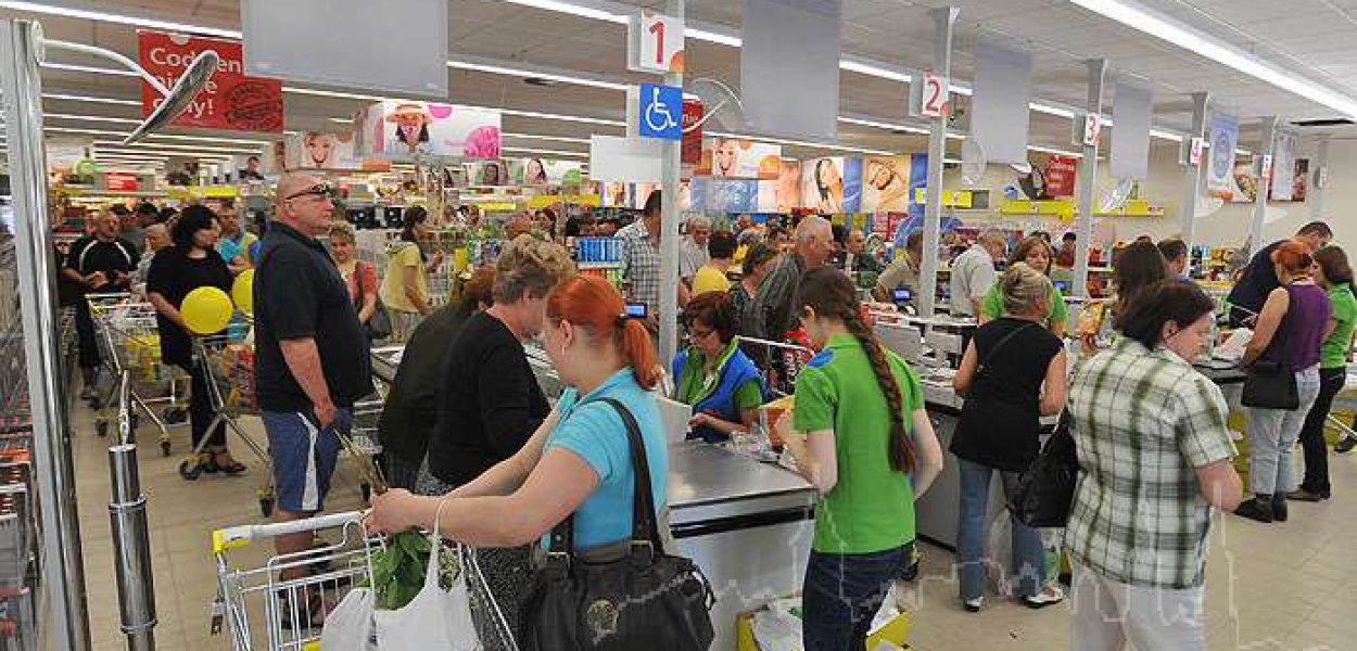 Szaleństwo w Biedronce