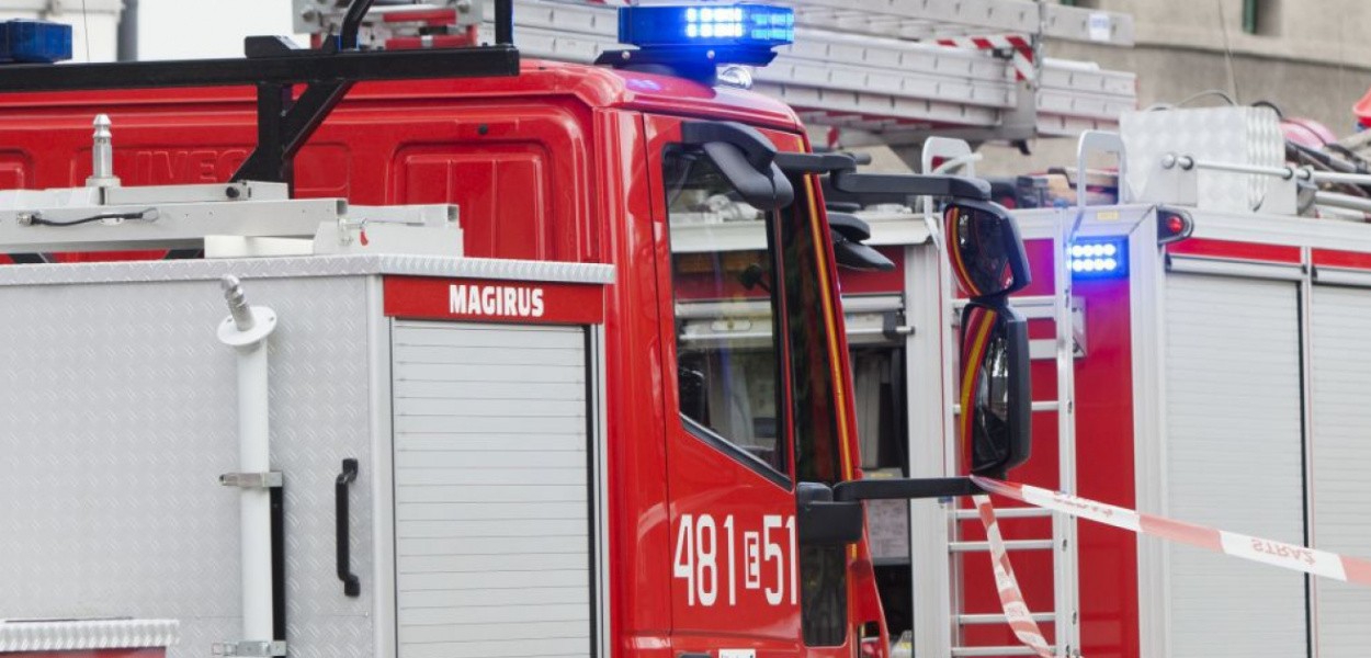 Gasili płonące bmw. Jaka była przyczyna?