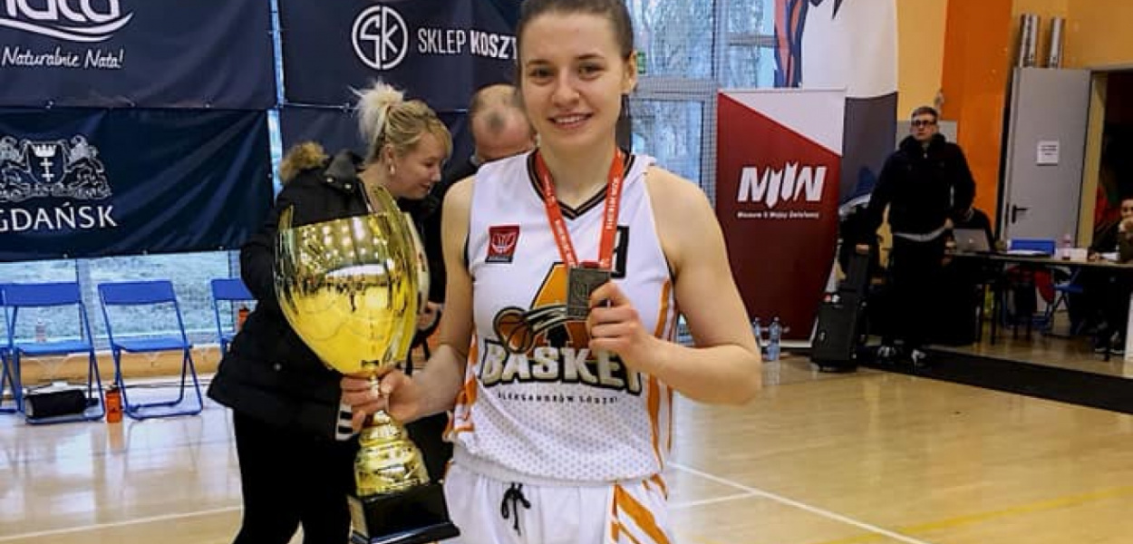 Natalia Łopińska gra w koszykarskich mistrzostwach Europy. Polki z…