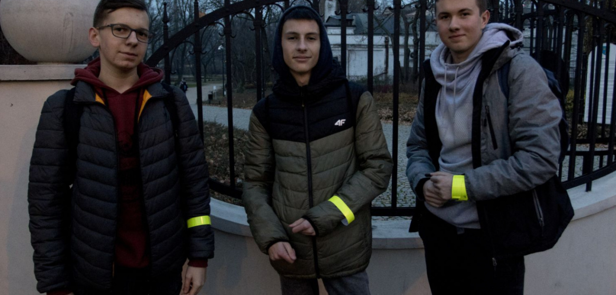 Darmowe odblaski dla dzieci i młodzieży