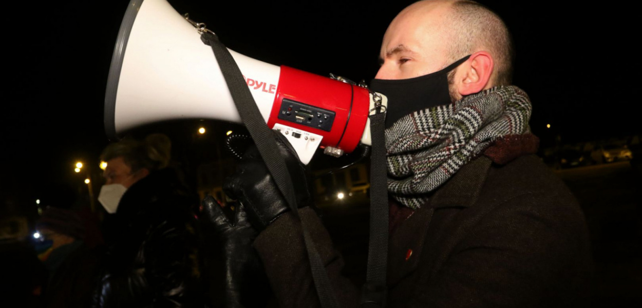  "Tak właśnie próbuje się zastraszać obywateli!". Działacz Lewicy na…