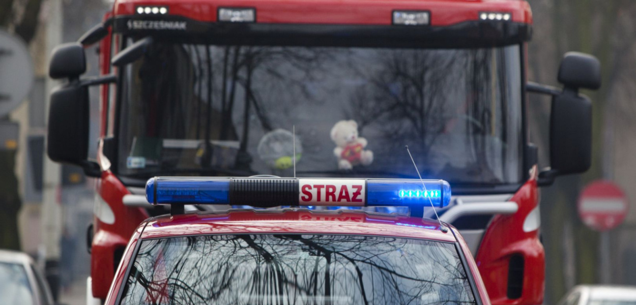 Strażacy mieli co robić tej nocy. Wyjeżdżali na sygnale kilka razy