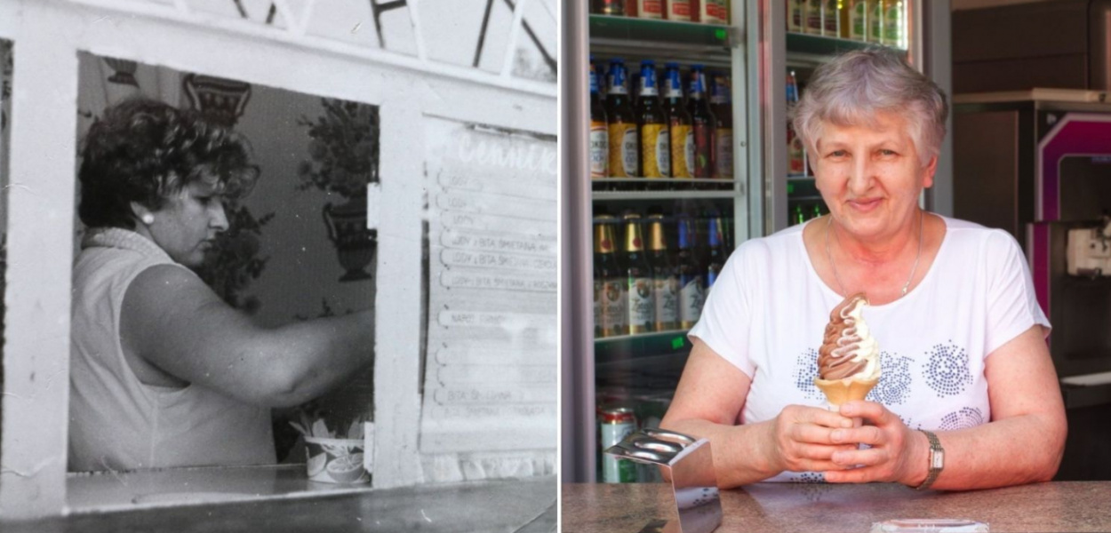 Kolejka po gofry aż do Dobrzynki. Lodziarnia na Bugaju ma już 45 lat