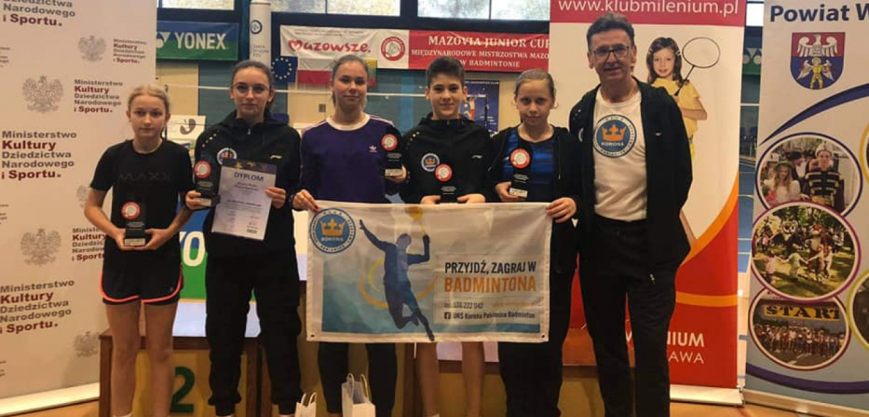  Medale w Danii, na Mazowszu i w Częstochowie. Badmintoniści Korony znów…