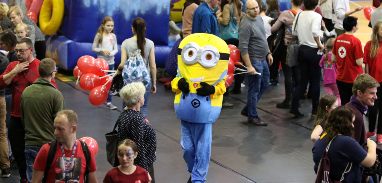 WOŚP 2023: hala powiatowa zmieni się w raj dla dzieci