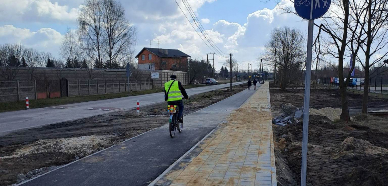 W Pabianicach przybywa dróg rowerowych 