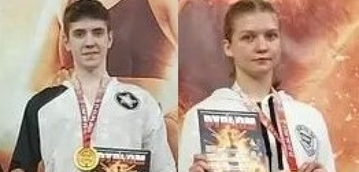  Mamy mistrza i wicemistrzynię Polski w kickboxingu. Brawo Oliwier…