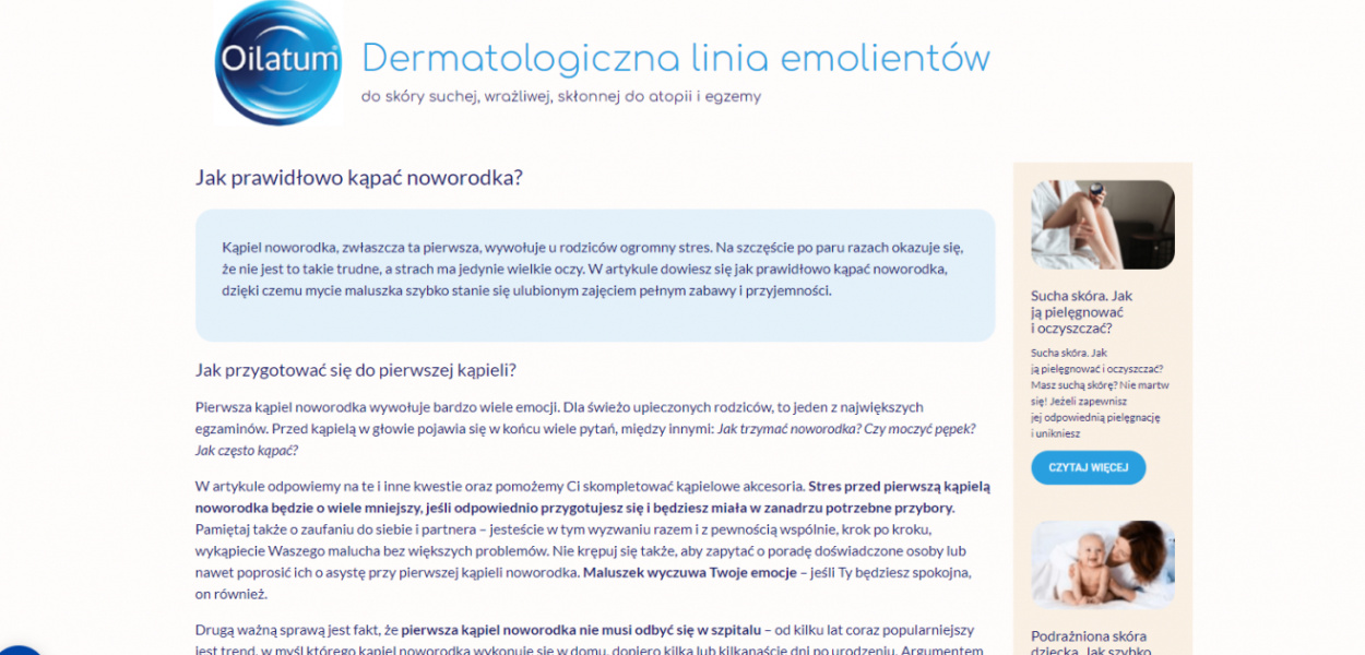 Jak wykąpać noworodka po raz pierwszy?