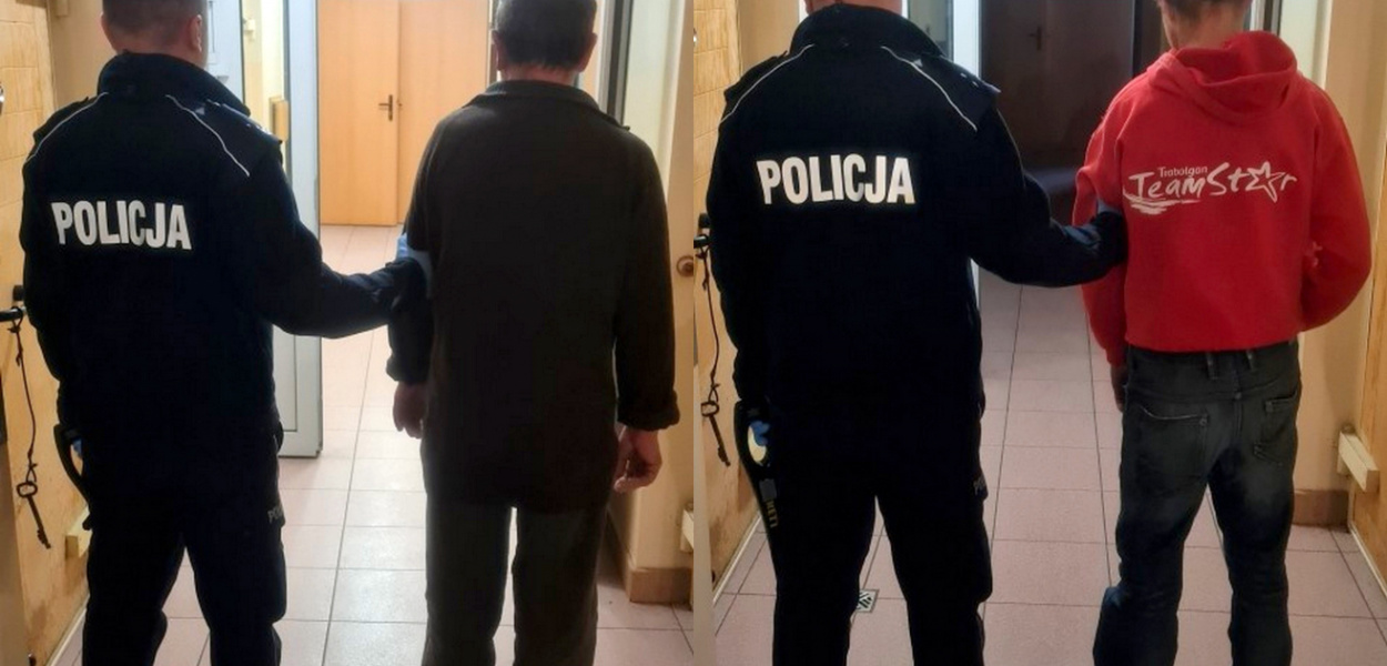 Złodzieje złapani na gorącym uczynku