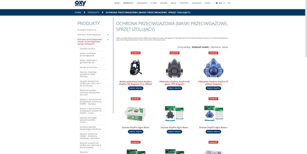 Porównanie masek przeciwgazowych