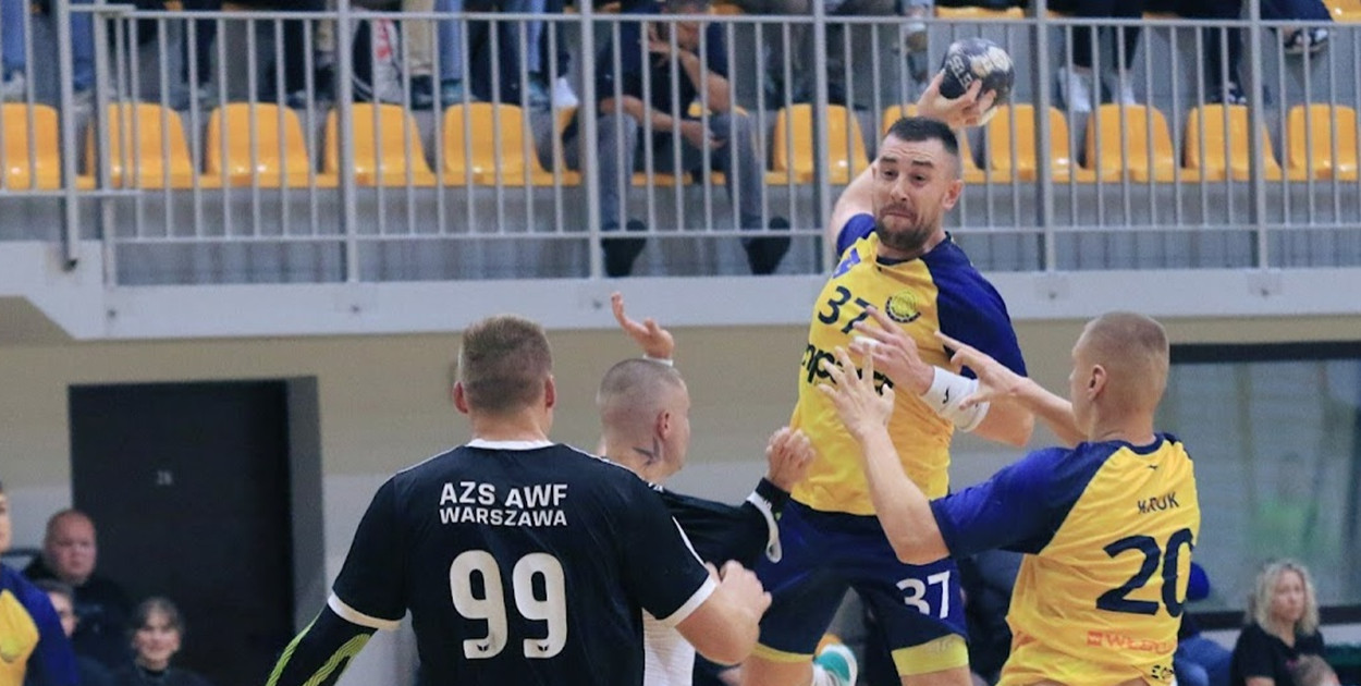 Mariusz Kuśmierczyk rzucił sześć goli dla Pabiksu Pabianice