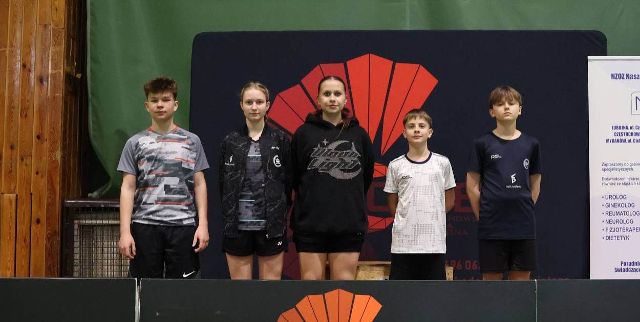 Badminton: pięć medali Korony w Częstochowie