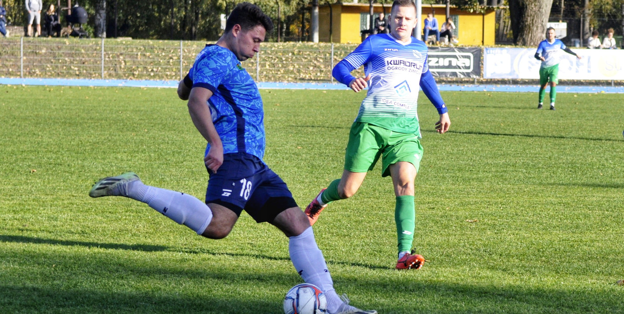 Szymon Ziółkowski strzelił gola dla GKS Ksawerów