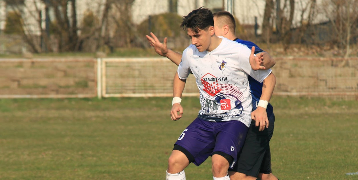 Rafał Rikszajd strzelił jedną z bramek dla PTC Pabianice.