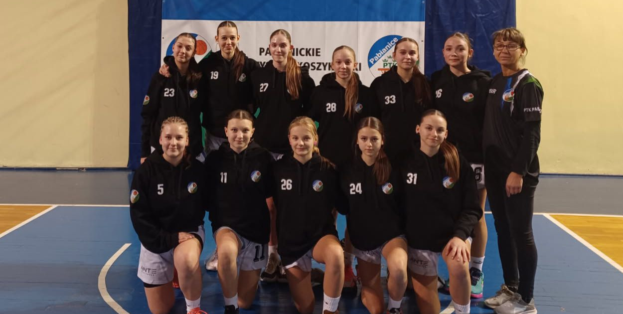 PTK Miss City Official Pabianice to trzecia drużyna u-15 koszykarek w województwie łódzkim