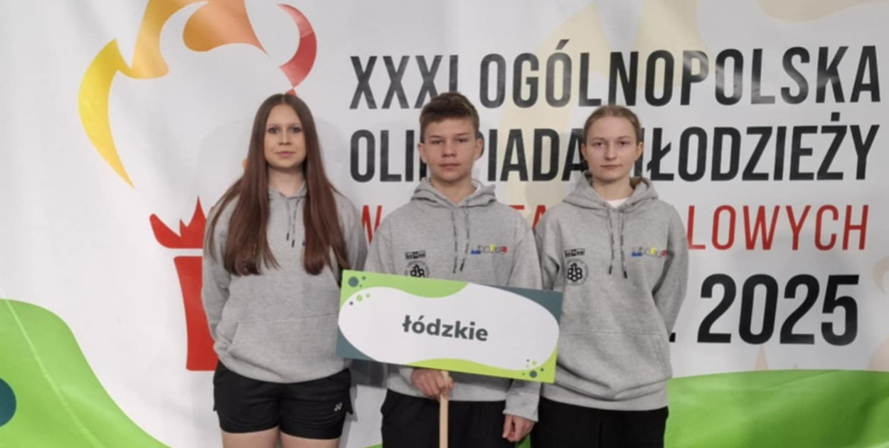 Troje badmintonistów Korony Pabianice reprezentowało województwo łódzkie w Suwałkach