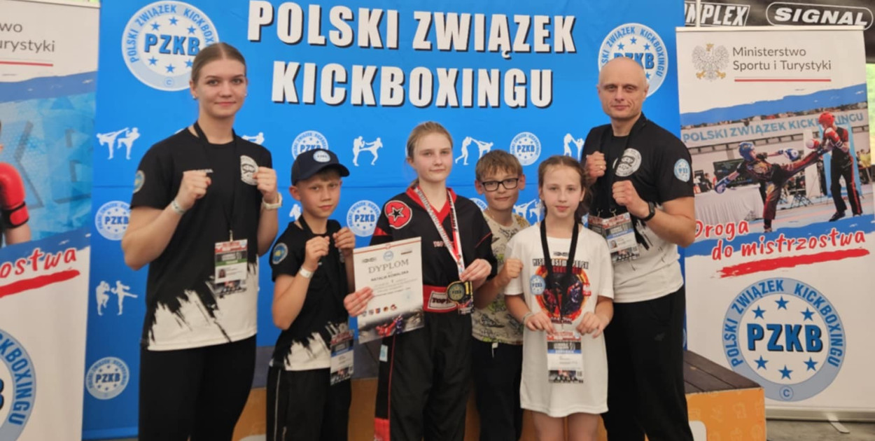 Zawodnicy Azji Pabianice podczas mistrzostw Polski