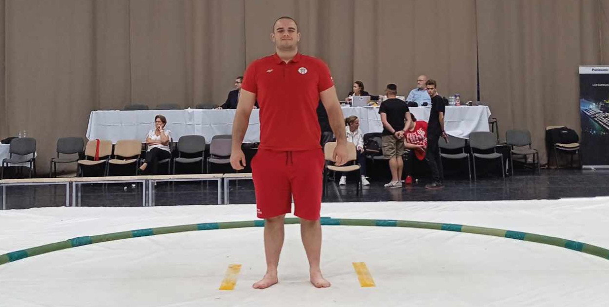 Adrian Drzewiecki (PTC Pabianice) zajął 5. miejsce w mistrzostwach Europy w sumo