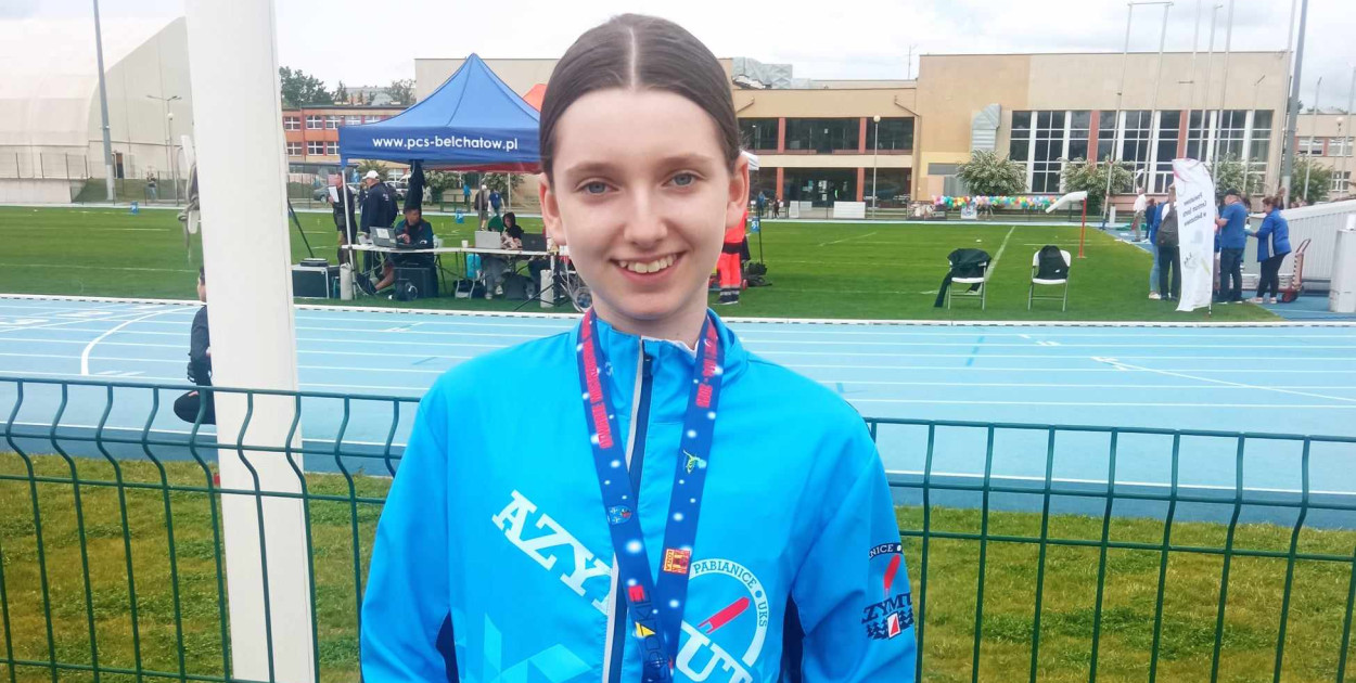 Zoja Antczak (Azymut Pabianice) wybiegała czwarty czas w Polsce w kategorii u-12.