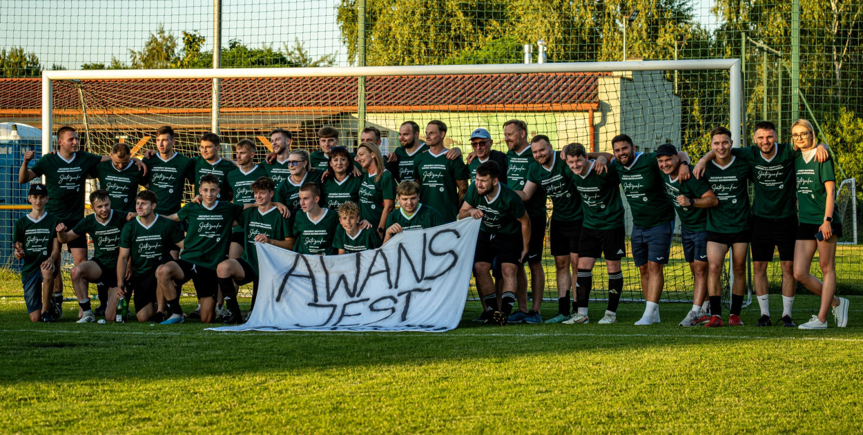 Piłkarze Jutrzenki Bychlew awansowali do ligi okręgowej. Fot. Sławomir Adam Zimnicki