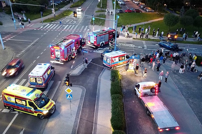 Kraksa na skrzyżowaniu