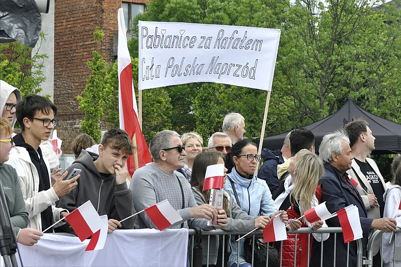 Rafał Trzaskowski w Pabianicach