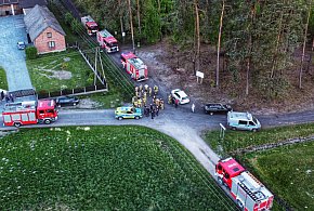Samolot spadł w Borkowicach ?-62767