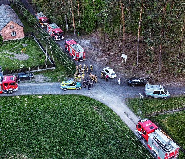 Samolot spadł w Borkowicach ?-62767