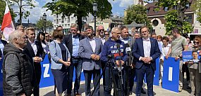 Trzaskobus w Pabianicach, bez Trzaskowskiego