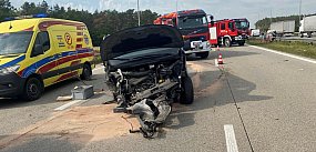 Wypadek na S8 w pobliżu Rydzyn
