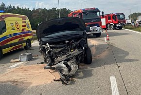 Wypadek na S8 w pobliżu Rydzyn-64330