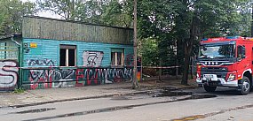 Pożar przy Waryńskiego