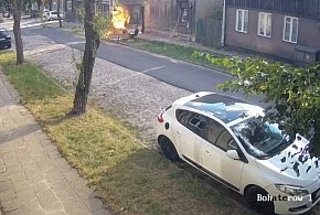 Podpalacz zatrzymany dzięki monitoringowi miejskiemu-65496