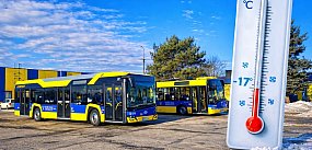 Zimno na przystankach