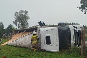 Markówka: zapadła się jezdnia pod ciężarówką-66546